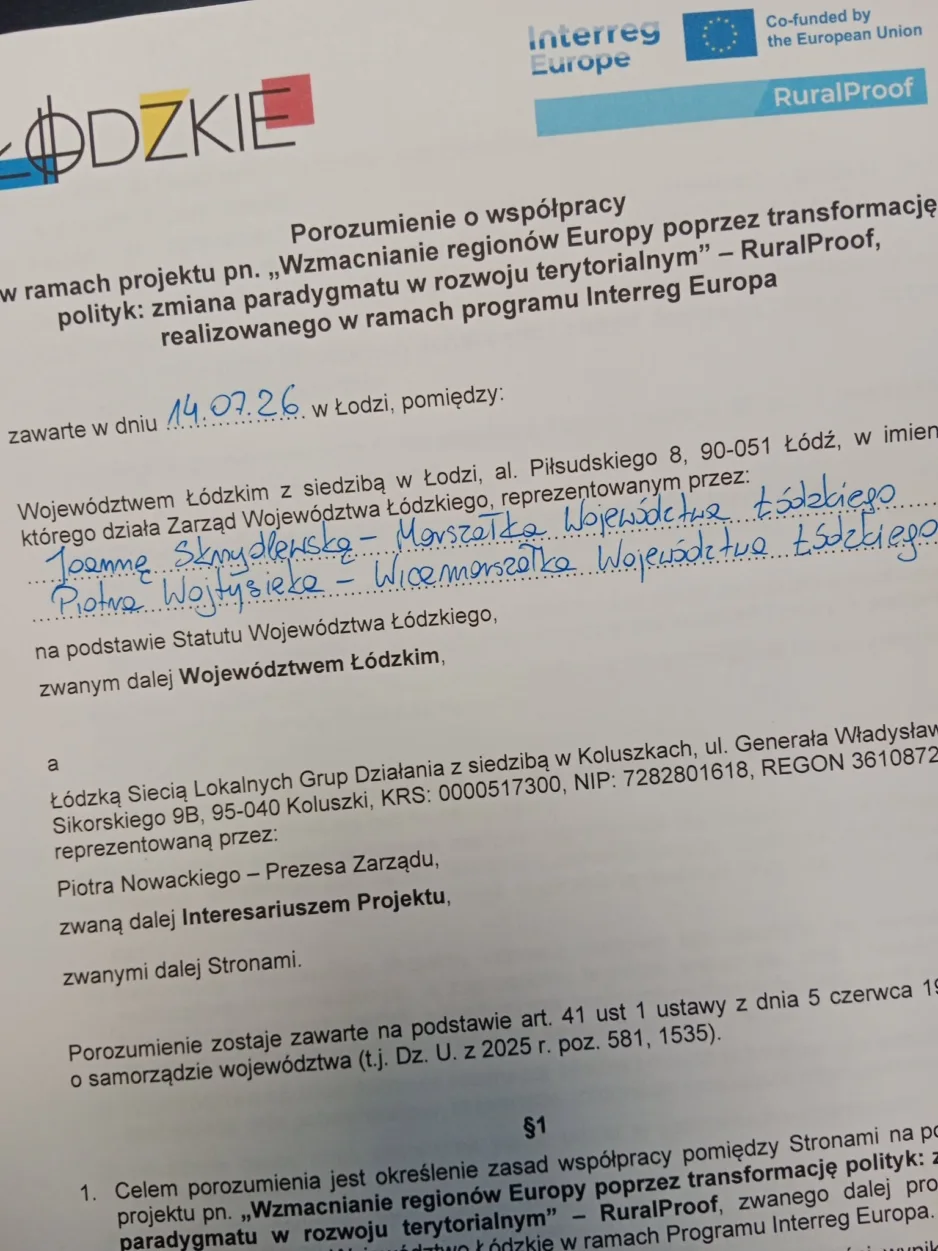 Wzmacnianie regionów Europy poprzez transformację polityk: zmiana paradygmatu w&nbsp;rozwoju terytorialnym – RuralProof