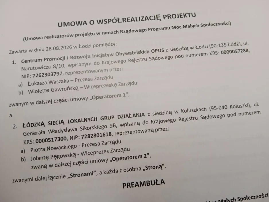 Umowa partnerska podpisana